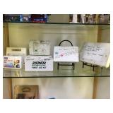 SHELF LOT OF FIRST AID KITS