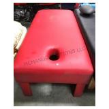 RED MASSAGE TABLE
