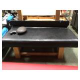 BLACK MASSAGE TABLE