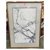 FRAMED JAPANESE PRINT, 29X41