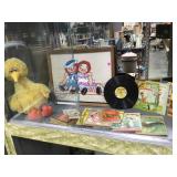 SHELF LOT,, BIG BIRD, NEEDLEPOINT PICTURE & MORE