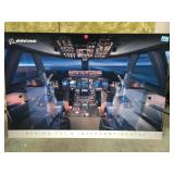 BOEING 747 INTERCONTIINENTAL COCKPIT PRINT
