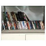 SHELF LOT OF DVD