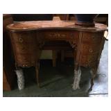 VINTAGE KIDNEY SHAPED DESK