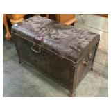 VINTAGE METAL FIRE BOX