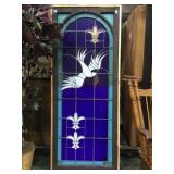 LOVELY DOVE STAINED GLASS WINDOW