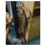 CARVED TWIN SWAN HEADBOARD & FOOTBOARD