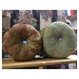 PAIR OF TUFFTED FOOT STOOLS