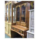 "SPRAGUE & CARLETON" SECRETARY W/CONVEX GLASS DOOR