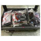 BOTTOM CART, LOT OF NEW KARATE UNIFORMS,