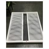 PAIR OF STEEL CAGE DOORS