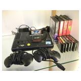 SEGA GENISIS 16 BIT  W / CONTROLLERS & GAMES