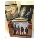 BOX OF VINYL ALBUMS, BLACK SABBATH, DAVID BOWIE,