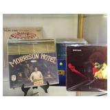 BOX F VINYL ALBUMS, ROLLING STONES, HENDRIX, DOORS