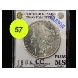 1884-CC   MORGAN SILVER DOLLAR