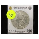 1889 MORGAN SILVER DOLLAR