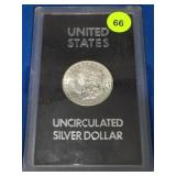 1885-O UNCIRCULATED MORGAN SILVER DOLLAR