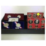 TRAY LOT, 1977,1978,2-19821993, 1955 PROOF SETS,