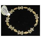 10K GOLD BUTTERFLY BRACELET