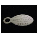 14K GOLD TIFFANY & CO RETURN TAG CHARM
