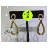 14K GOLD HOOP EARINGS
