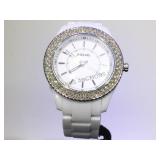 FOSSIL  STAINLESS STEEL LADIES WRIST WATCH W/ CASE