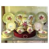 WALDERSHOF HANDARBEIT TEA SET W/ 22K GOLD ACCENTS