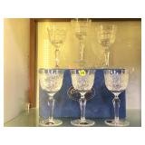 CLASSIC KMEC SLOVAKIAN CRYSTAL STEMWARE W/ BOX
