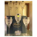 CLASSIC KMEC SLOVAKIAN CRYSTAL STEMWARE W/ BOX