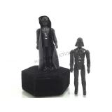 2 1977 KENNER DARTH VADER FIGURES 1 W/ VINYLE CAPE