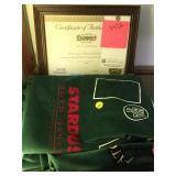 STAR DUST BLACK JACK TABLE FELT W/ COA