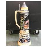 LARGE GERMAN MADE 8 LITRE STEIN HOPFEN U. MELZ