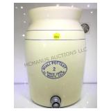 MALI POTTERY #2 CROCK WATER JUG WITH SPOUT & LID