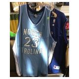 2 BASKETBALL JERSEYS, WIZARDS & NORTH CAROLINA