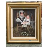 CHARLES WYSOCKI GICCLEE PRINT "MOTHER & CHILD"