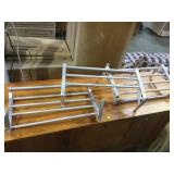 3 ALUMINUM MULTI TOWEL RACKS