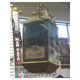 HANGING LANTERN HAMMS BEER LIGHT UP BAR SIGN
