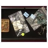 LOT OF 3 ROSARIES