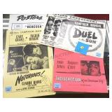 LOT OF ASSORTED MOVIE EPHEMERA - HITCHCOCK & MORE