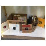 SHELF LOT OF ASSORTED 78 RECORDS - CLIPPER, PALMER