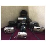 LOT OF CAMERAS - MINOLTA, CANNON, B&H, KODAK &MORE