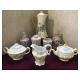 LOT OF PORCELAIN - MINTON TEAPOT, GRINDLEY CO