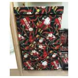 PAIR OF LARGE CHRISTMAS CLOTH TOTES