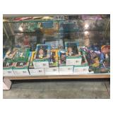 SHELF LOT OF SPORTS FIGURES ALL NEW IN BOXES