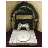 SONY PLAYSTATION 1 W/ CORDS AND CONTROLLER  AS-IS