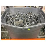 LOT OF CHROME HOOKS ASSORTED LENGTHS