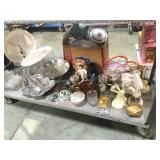 TABLE BOTTOM GLASSWARE, STEMWARE SET, TOYS, STATUE