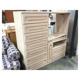 WAMBOLD 10 DRAWER ARMOIRE/CABINET WITH KEYS