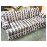 3-CUSHION STRIPED SOFA GOOD CONDITION