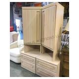 PAIR OF WAMBOLD NIGHTSTANDS WITH UPPER STORAGE